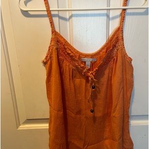 Old Navy Orange Tank Top in good condition size large